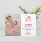 Invitation Jolie Fille Une des nombreuses Premières 2 Photo 1 (Debout devant)