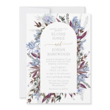 Jolie fleur sauvage bleu violet