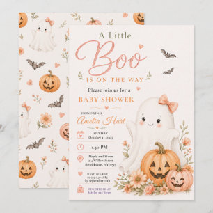 Invitation Jolie Halloween de bébé Chauve-Souris Fête Prénata