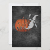 Invitation Jolie Halloween Jack-O-Lantern Ghost (Dos)