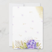 Invitation Jolie Hydrangea (Dos)