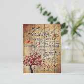 Invitation Jolie Lettre au Mari | Cadeau Charmant | (Debout devant)