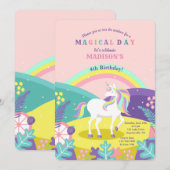 Invitation Jolie Licorne (Devant / Derrière)