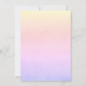 Invitation Jolie machine à dormir Oh Baby Baby shower d'été (Dos)