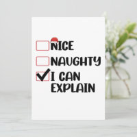 Jolie méchant je peux expliquer liste de Noël Père