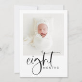 Invitation JOLIE Moderne 1er Anniversaire Bannière photo (Devant)