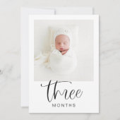 Invitation JOLIE Moderne 1er Anniversaire Bannière photo (Devant)