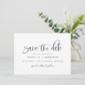 Invitation JOLIE Moderne minimaliste Boho Photo Enregistrer l (Debout devant)