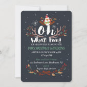 Invitation Jolie Oh Quelle Fun Noël Fun (Devant)