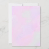 Invitation Jolie Parties scintillant arc-en-ciel Pixie Fairy (Dos)