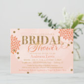 Invitation Jolie Parties scintillant d'aquarelle Fête des mar (Debout devant)