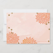 Invitation Jolie Parties scintillant d'aquarelle Fête des mar (Dos)