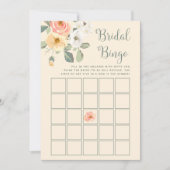 Invitation Jolie Pêche Florale | Fête des mariées Jeu de Bing (Devant)