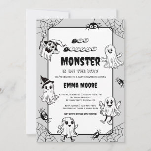 Invitation Jolie petite créature d'Halloween pour l'art de la