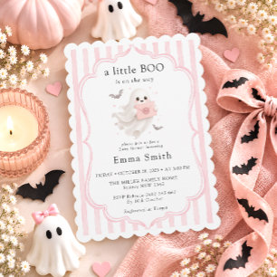Invitation Jolie petite fille Halloween Baby Shower