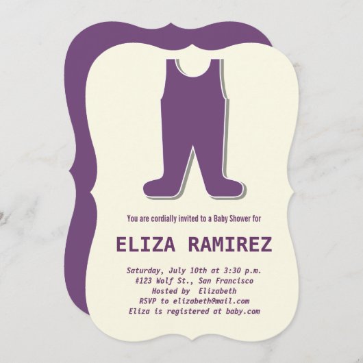 Invitation jolie petite robe (Devant / Derrière)