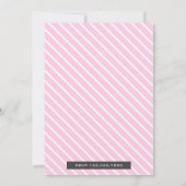 Invitation Jolie Pingouin Roses Filles Anniversaire Invitatio (Dos)