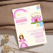 Invitation jolie princesse vibrante coloré unique quinceañera