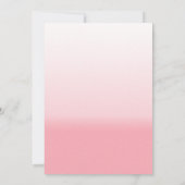 Invitation Jolie rose Fête des mariées de mariée afro-américa (Dos)