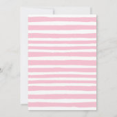 Invitation Jolie Rose Summer Girl Anniversaire (Dos)