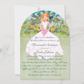 Invitation Jolie Rousse Auburn Mariée Shower Bohème (Devant)