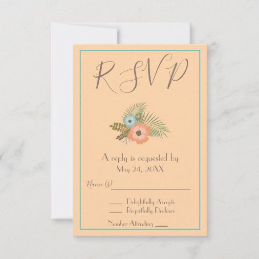 Invitation Jolie RSVP (Devant)