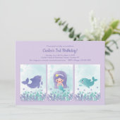 Invitation Jolie Sirène et ses Amis (Debout devant)