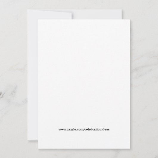 Invitation Jolie sorcière (Dos)