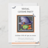 Invitation Jolie Sorcière Costume virtuel fête Anniversaire (Devant)