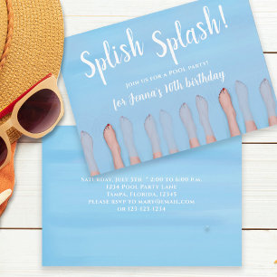 Invitation Jolie Summer Beach Lake Ocean Girly Party
