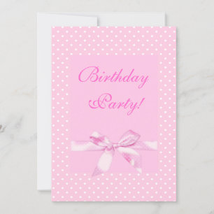 Invitation Jolie tache d'anniversaire personnalisé