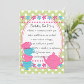 Invitation Jolie Tea Party (Debout devant)