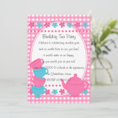 Invitation Jolie Tea Party (Debout devant)