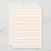 Invitation Jolie typographie blanche Baby shower virtuel (Dos)