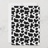 Invitation Jolie Vache Sainte Premier Anniversaire (Dos)