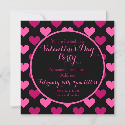 Invitation Jolie Valentines (Devant)