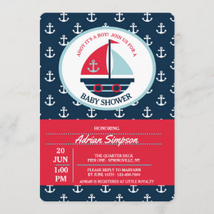 Invitation jolie voile