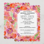 Invitation Jolies Fêtes des mariées aquarelle (Devant / Derrière)