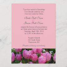 Jolies fleurs de tulipes roses de printemps mariag