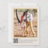 Invitation Jolies fleurs Mariage de la photo de masse catholi (Dos)