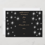 Invitation jolies petites étoiles (Dos)