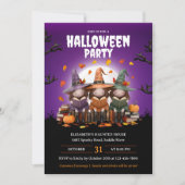 Invitation Jolies Sorcières Lecture Livres Enfants Costume Ha (Devant)