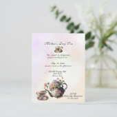 Invitation Jolies Tasses à Thé, Fête des Mères Bridal Shower (Debout devant)