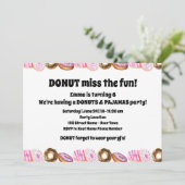 Invitation Jolis Donuts (Debout devant)