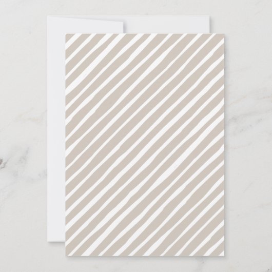 Invitation Jolis Favoris Neutres de Fêtes pour une Soirée (Dos)