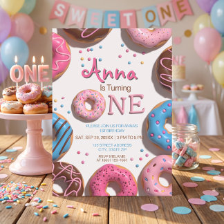 Invitation jolis gâteaux 1er anniversaire