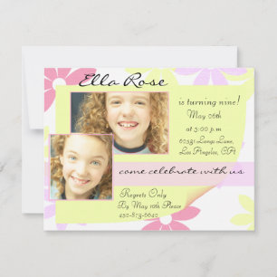 Invitation Jolis pastels