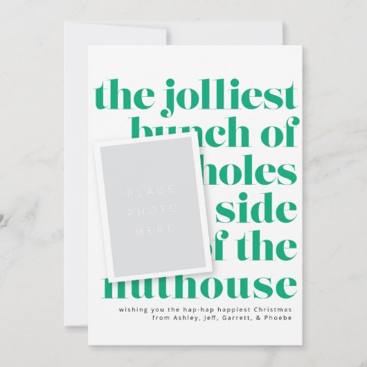 Invitation Jolle Bunch Tradition de vacances Portrait Photos (Devant)