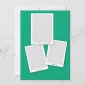 Invitation Jolle Bunch Tradition de vacances Portrait Photos (Dos)