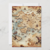 Invitation Jolly Pirates 4e anniversaire (Dos)